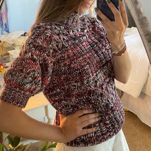 Super cute sweater top with multicolor